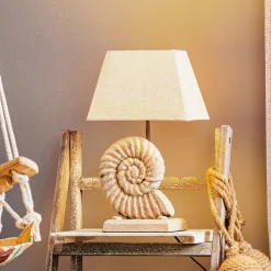 ONLI Bordlampe Conchiglia med dekorert fot Best