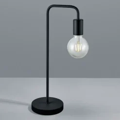 Trio Lighting Bordlampe Diallo uten skjerm matt svart| Bordlamper