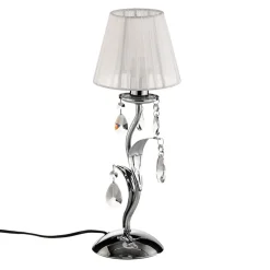 ONLI Bordlampe Jacqueline, 1 lyskilde, hvit| Bordlamper