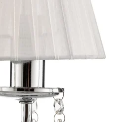 ONLI Bordlampe Jacqueline, 1 lyskilde, hvit| Bordlamper