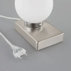 Lindby Bordlampe Naomi med glasskule Hot