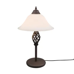 Trio Lighting Bordlampe Rustica med ledningsbryter, rust Discount