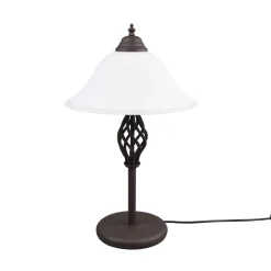 Trio Lighting Bordlampe Rustica med ledningsbryter, rust Discount