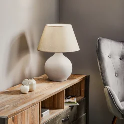 ONLI Bordlampe Sfera, høyde 53 cm, sement/grå Sale