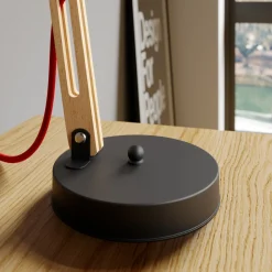 Lamkur Bordlampe Skansen, justerbar, svart Hot