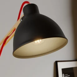 Lamkur Bordlampe Skansen, justerbar, svart Hot