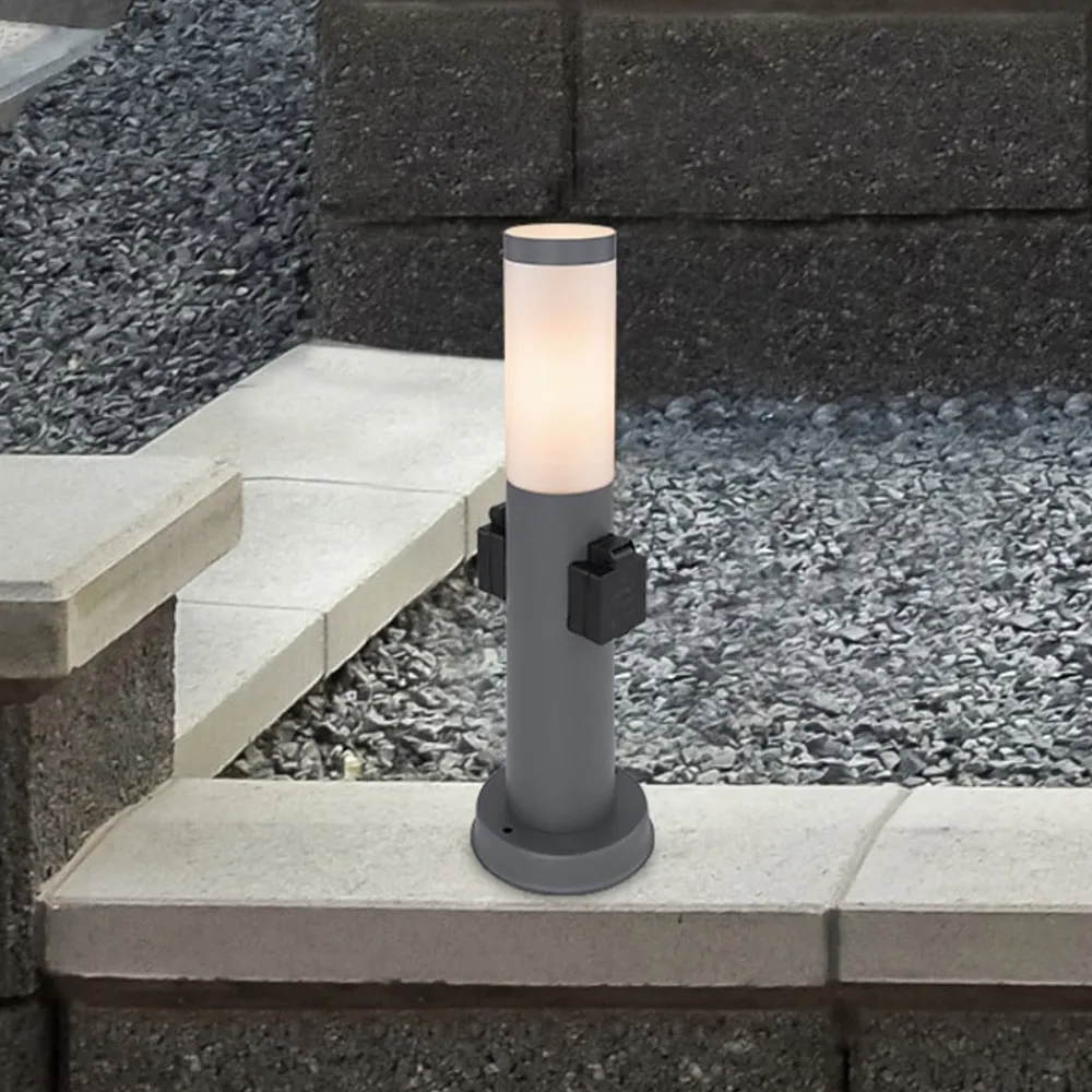 Globo Boston gulvlister, med stikkontakter| Sokkellamper