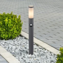 Globo Boston stibelysning, høyde 80 cm, med sensor| Gatebelysning, Pullert Belysning