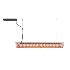 Bover LED-hengelampe Nans Balis S/140, brun/rød, 140 cm| Pendellamper Utendørs