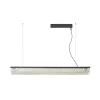Bover LED-hengelampe Nans Balis S/140, brun/beige, 140 cm