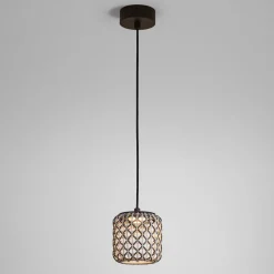 Bover Nans S/16 LED utendørs pendellampe, brun Hot