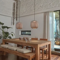 Bover Nans S/31 LED utendørs pendellampe, brun| Pendellamper Utendørs