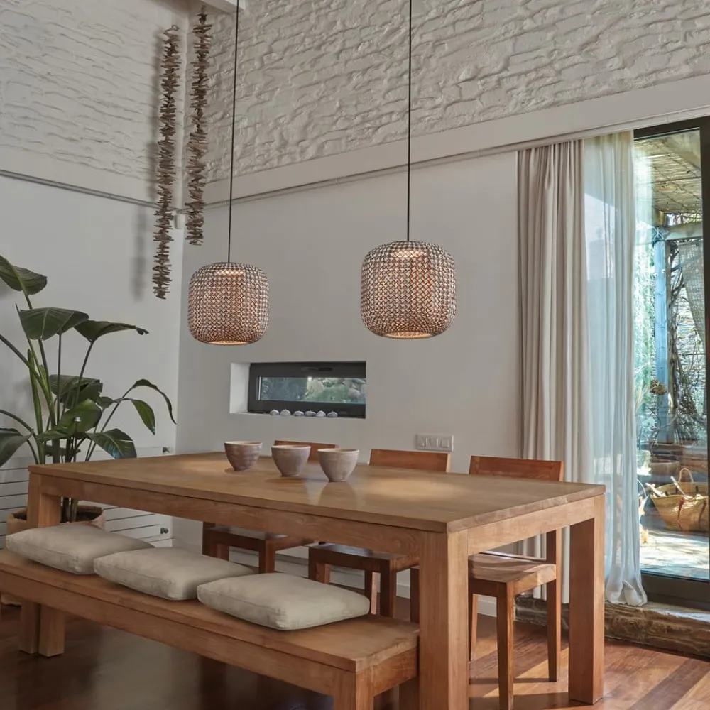 Bover Nans S/31 LED utendørs pendellampe, brun| Pendellamper Utendørs