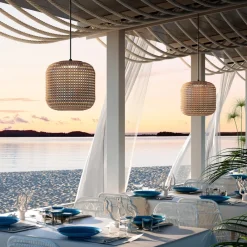 Bover Nans S/31 LED utendørs pendellampe, brun| Pendellamper Utendørs