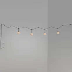 Bover Nans S/16/4L utendørs LED-pendellampe, beige Best