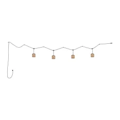 Bover Nans S/16/4L utendørs LED-pendellampe, brun| Pendellamper Utendørs