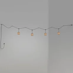 Bover Nans S/16/4L utendørs LED-pendellampe, brun| Pendellamper Utendørs