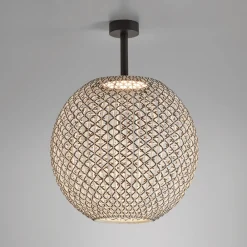 Bover Nans Sphere PF/80 LED utendørs taklampe brun Online