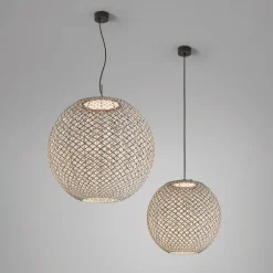 Bover Nans Sphere S/60 LED utendørs pendellampe brun| Pendellamper Utendørs