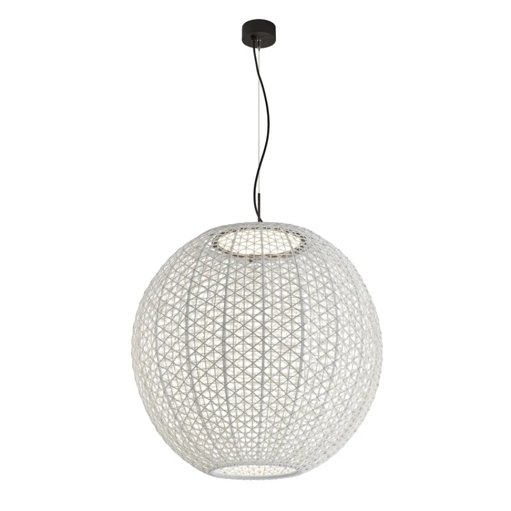 Bover Nans Sphere S/80 LED utendørs pendellampe beige Best