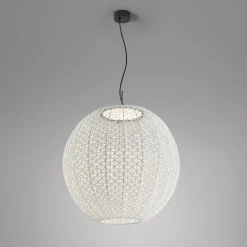 Bover Nans Sphere S/80 LED utendørs pendellampe beige Best