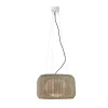 Bover utendørs pendellampe Fora S, naturhvit/beige, Ø 50 cm Outlet