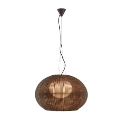 Bover utendørs pendellampe Garota, grafittbrun/brun Ø 72 cm| Pendellamper Utendørs