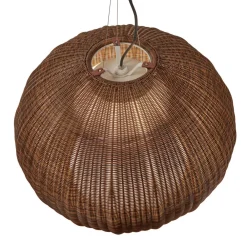 Bover utendørs pendellampe Garota, grafittbrun/brun Ø 72 cm| Pendellamper Utendørs