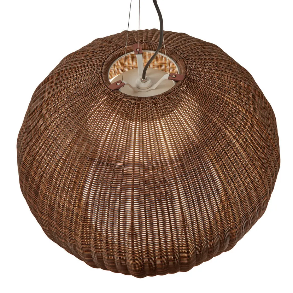 Bover utendørs pendellampe Garota, grafittbrun/brun Ø 72 cm| Pendellamper Utendørs