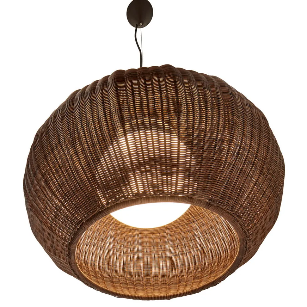 Bover utendørs pendellampe Garota, grafittbrun/brun Ø 72 cm| Pendellamper Utendørs