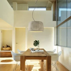 Bover utendørs pendellampe Fora 90, naturhvit/beige| Pendellamper Utendørs