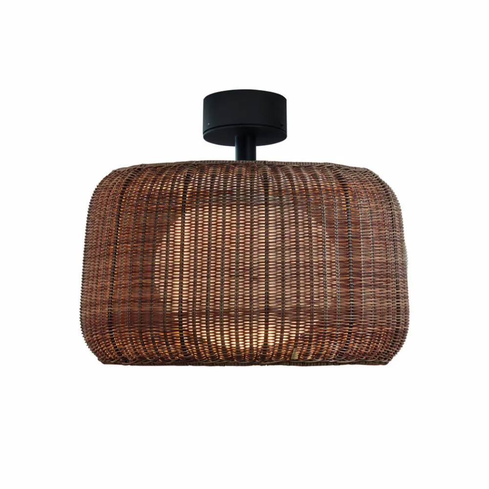 Bover utendørs taklampe Fora, grafittbrun/brun, Ø 50 cm Clearance