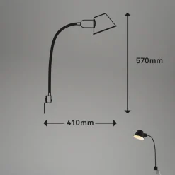 Briloner Brello vegglampe, skruefeste, svart Sale