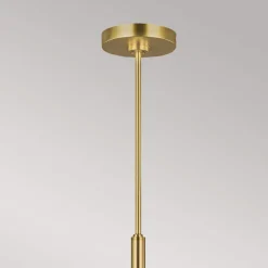 FEISS Brianna-lysekrone, seks lys, polert messing| Lysekroner