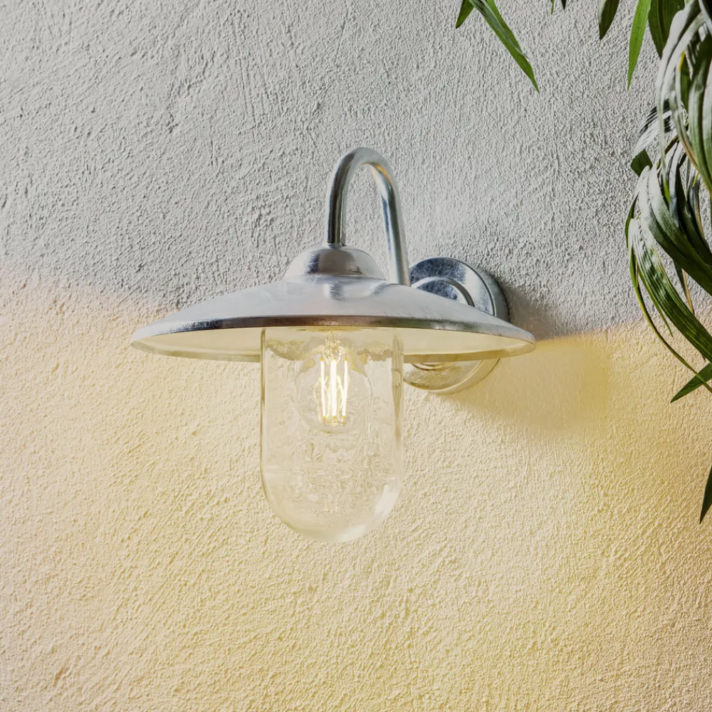 K.S. Verlichting Brig - Utendørs vegglampe laget av galvanisert stål Best