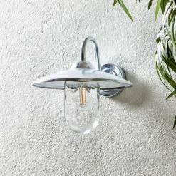 K.S. Verlichting Brig - Utendørs vegglampe laget av galvanisert stål Best