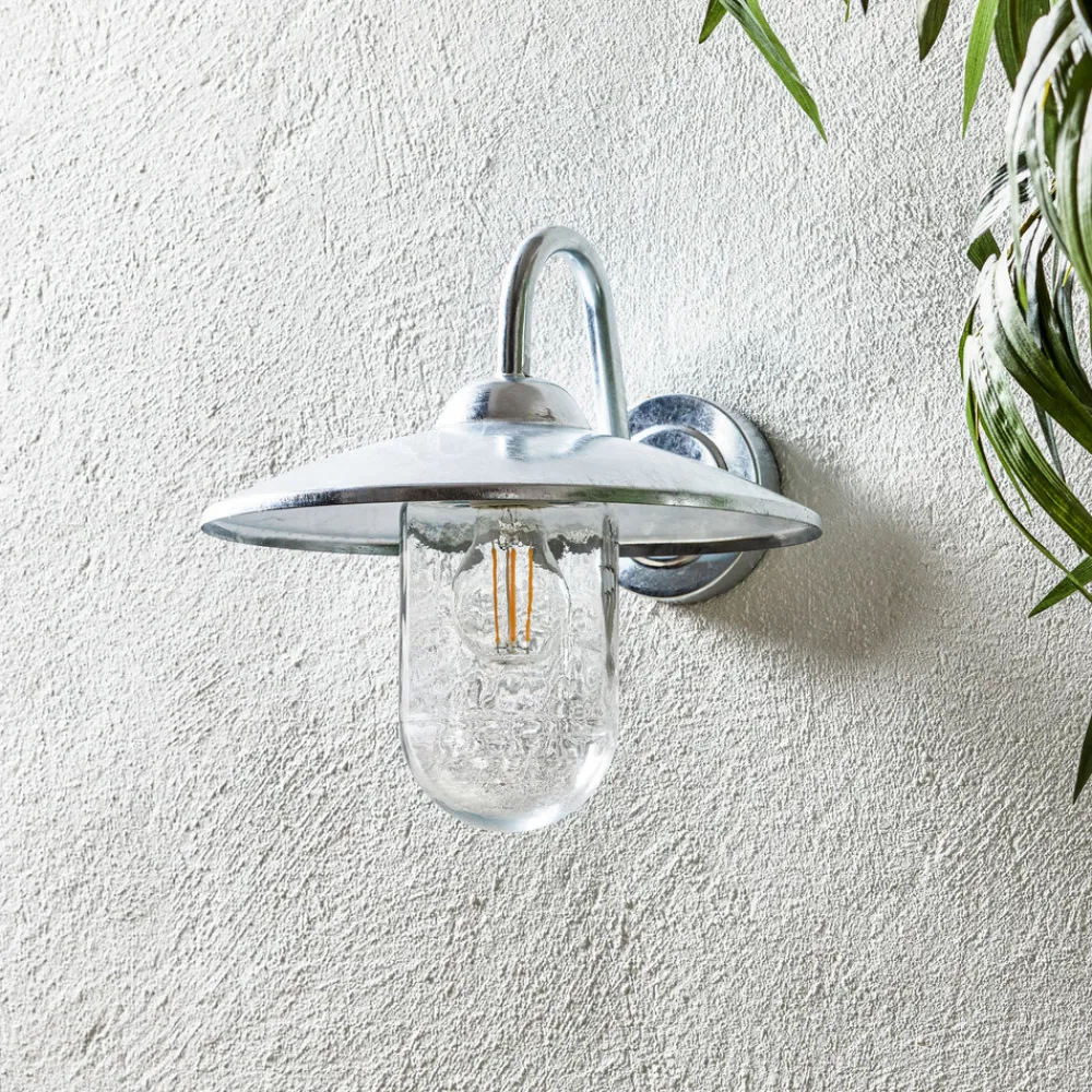 K.S. Verlichting Brig - Utendørs vegglampe laget av galvanisert stål Best