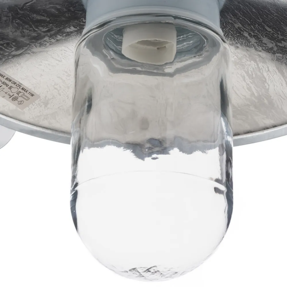 K.S. Verlichting Brig - Utendørs vegglampe laget av galvanisert stål Best