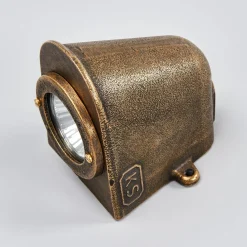 K.S. Verlichting Bronsefarget utendørs vegglampe Offshore| Vegglamper Utendørs