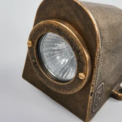 K.S. Verlichting Bronsefarget utendørs vegglampe Offshore| Vegglamper Utendørs