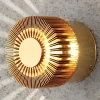 Konstsmide Bronsefarget vegghengt utelampe Monza med LED-lys Discount