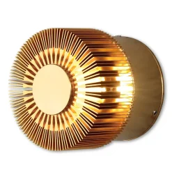 Konstsmide Bronsefarget vegghengt utelampe Monza med LED-lys Discount