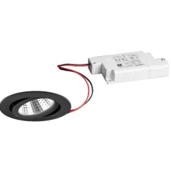 BRUMBERG BB03 innfelt RC driver kantet svart| Downlights