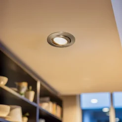 BRUMBERG BB03 innfelt RC driver kant matt nikkel| Butikkbelysning|Downlights