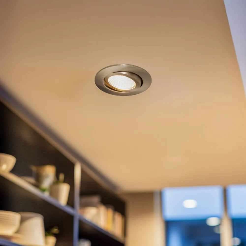 BRUMBERG BB03 innfelt RC driver kant matt nikkel| Butikkbelysning|Downlights