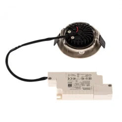 BRUMBERG BB03 innfelt RC driver kant matt nikkel| Butikkbelysning|Downlights