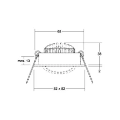BRUMBERG BB05 innfelt RC koblingsboks hvit Best