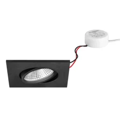 BRUMBERG BB25 IP65 innfelt RC driver rund svart| Butikkbelysning|Downlights