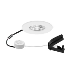 BRUMBERG BB20 IP65 RC-driver rund koblingsboks med hvit struktur| Butikkbelysning|Downlights