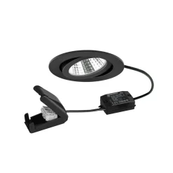 BRUMBERG BB03 LED innfelt spotlight på/av koblingsboks matt sort Online
